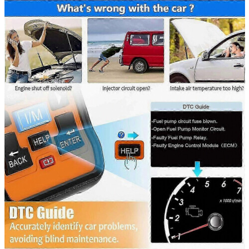 2025 FOXWELL NT301 OBD2 Scanner Professional EOBD ODB2 OBD 2 Car Diagnostic Tool 1