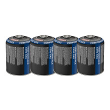 Coleman C500 Performance Gas Cartridge 4-Pack, valve cartridge with screw valve, suitable for camping stoves, camping grills and BBQs or lamps, 440g