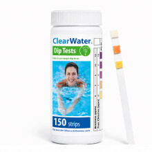 Clearwater 4-in-1 Hot Tub, Spa & Pool Test Strips, 150 Pack