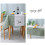 Aisszhao 137 * 180cm Wipe Clean PVC Tablecloth,Rectangular Large Easy Care Table 3