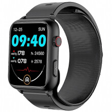 TK63 ECG Smartwatch Luchtpomp Nauwkeurige Bloeddrukmeting Suiker Urinezuur Bloedlipiden Fitness Tracker Slaapmonitor