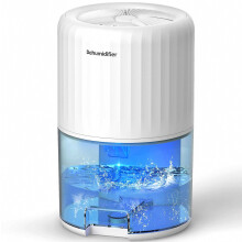 Déshumidificateur 2000 ml pour la maison, idéal pour la chambre, avec arrêt automatique, ultra silencieux et économe en énergie. Convie