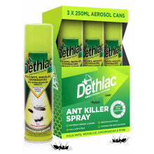 Ant Killer Spray 3 x 250ml | Kills Ants, Woodlice, & Other Crawling Insects