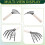 Five-Claw Rake Scarifying Tool Seafood Shell Rake 4