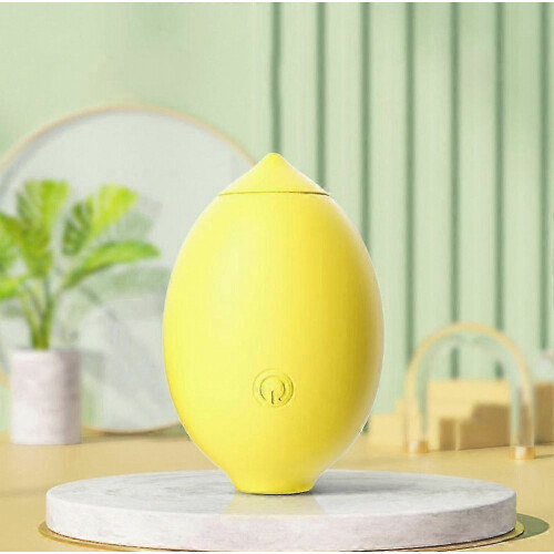 Little Lemon Shaped Handheld Massager Waterproof 12 Intensity Modes Quiet 1