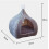 Niche pour chat/chien grise 30x30x40cm, compatible avec une utilisation intérieure 2