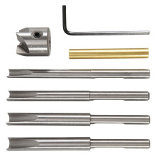 7Pcs Pen Mill Set, Pen Trimming System with Cutter Shafts, 7mm, 8mm, 3/8 Inch, 10mm Mill Trimmer Set
