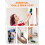 Mecurate 5-in-1 Stud Finder with LCD Display, Wall Scanner for Studs, Metal, AC 6