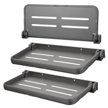 3 Pack RV Folding Wall Shelf - Aluminum Fold Down Table Mount, Heavy Duty Wall Mounted Folding Shelf for Travel Trailers