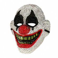 Funkelnde Strassmaske, leichte Halloween-Kostümmaske, funkelnde Strass-Maskenballmaske für Damen