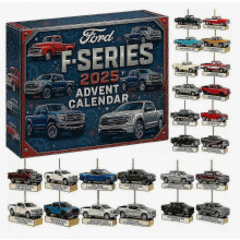 Calendrier de l'Avent de Noël série F - Objets de collection - Décoration de sapin de Noël - Pendentif acrylique