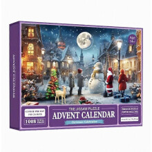 Calendrier de l'Avent - Puzzle de 1008 pièces (24 parties) - Cadeau idéal pour les fêtes de fin d'année en famille