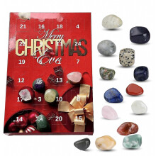 Calendrier de l'Avent de Noël avec 24 pierres précieuses - Cadeaux de Noël pour enfants