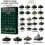 Christmas Countdown Calendar compatible with Home Decor with Acrylic Ornaments 5