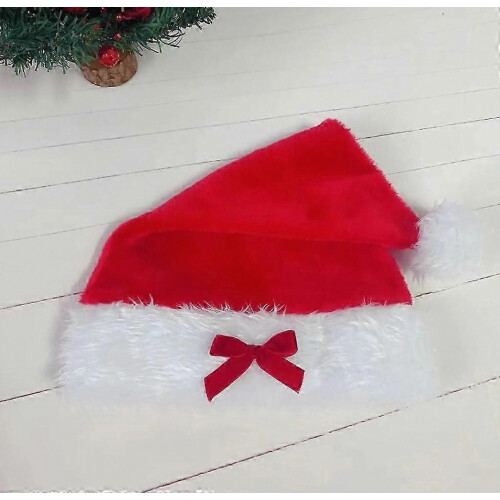 Kerstmuts met pompon, kerstmuts, feestmuts, kerstmanmuts, kersthuisdecoratie, kerstmuts 1