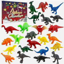 Calendrier de l'Avent Dinosaure - Cadeau de compte à rebours - 24 dinosaures squishy - Cadeau pour enfants