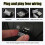 4 PCS USB LED Car Interior Atmosphere Lamp, Portable Mini LED Night Light, Plug-in USB Interface Trunk Ambient Lighting Kits(Red) 3