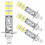 τεμάχια H1 6000K Super White 80W Λαμπτήρες προβολέων LED Κιτ φώτων ομίχλης 2