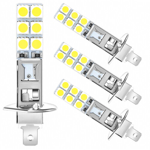 τεμάχια H1 6000K Super White 80W Λαμπτήρες προβολέων LED Κιτ φώτων ομίχλης 1