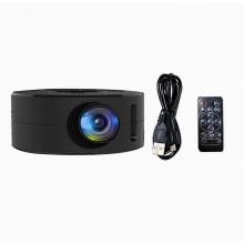 YT200 Smart-Projektor mit Android, LED-Auflösung (1080p HD), ideal für Heimkino und Outdoor-Entertainment, Schwarz