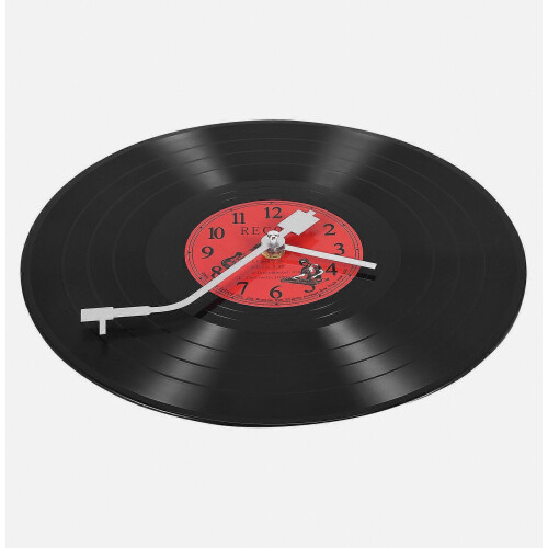 Retro Nostalgic Ultra-Quiet Clock Vinyl Record Personality Wall Clock Cafe Bar Decorative Wall Clock 2