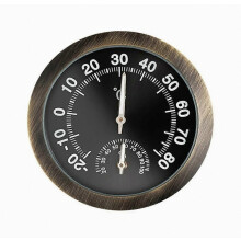 Draagbare mini lichtgevende autothermometer/hygrometer voor temperatuur en luchtvochtigheid, interieurdecoratie, temperatuursensor