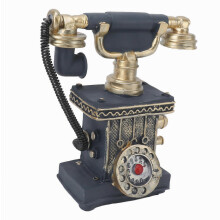 Téléphone portable décoratif vintage ingénieux, style téléphone fixe, pour la maison ou un café -31