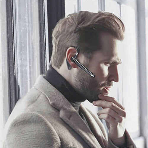 Bluetooth Headset For Cell Phone, V5.1 Bluetooth Wireless Earpiece Headset With Cvc 8.0 Noise Canceling Microphone For 2