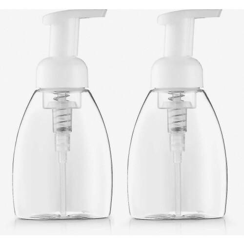 Lot de 2 flacons-pompes de savon moussant 250 ml (8,5 oz)