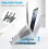 Laptop Stand,Height Adjustable Heat Dissipation Desktop Stand,Foldable Anti-Slip Computer Holder Silve 3