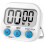 Digital Visual Timer Stopwatch Countdown Timer With Loud Alarm, Magnetic Backing, Stand, (white) 1