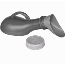 Botella para urinario unisex, botella portátil para orina con tapa de rosca de 1000 ml, botellas de plástico para orinar de emergencia.