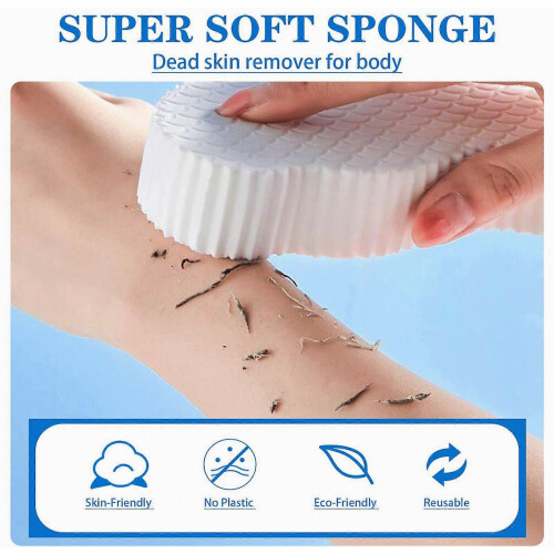 Super Soft Exfoliating Bath Sponge, Exfoliating Sponge Ultra Soft Bath Body Shower Sponge, Reusable Magic Sponge 1
