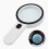 Magnifying Glass with Light, 30X Handheld Large Magnifying Glass 12 LED Illuminated Lighted Magnifier 1
