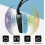 100 Pieces Headphone Earpad Covers, Disposable Non-Woven Fabric Headphone Covers/Headset Covers/Earpad Protector 2