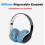 100 Pieces Headphone Earpad Covers, Disposable Non-Woven Fabric Headphone Covers/Headset Covers/Earpad Protector 4