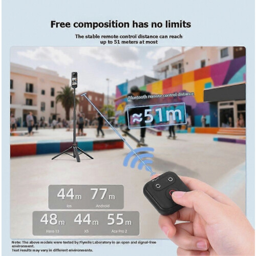 For Insta360 X5/X4/Ace Pro 2/Ace Pro Bluetooth Remote Controller Ios/Android Shutter Selfie Remote Controller 2