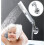 Suction Cup Shower Head Holder, Height Adjustable Shower Holder, Multi-Directional Suction Cup, Removable, Wall Mount 3