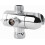 Shower Diverter Valve, Solid Metal Shower Arm Diverter for Handheld Showerhead 1