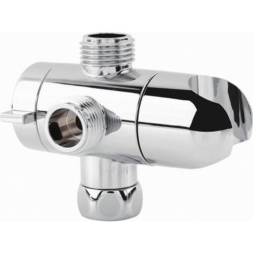 Shower Diverter Valve, Solid Metal Shower Arm Diverter for Handheld Showerhead