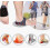 Adjustable Sweat-Wicking Heel Pads for Heel Pain Relief - 4-Pack (Blue) 4