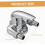 Diverter Outlet Shower Hard Water Temperature Control Valve Shower Accessory 3