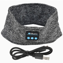 Écouteurs de sommeil Bluetooth 5.0 avec bandeau et réduction de bruit, casque sans fil confortable pour le sport et la détente