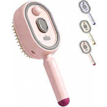 Spazzola elettrica a vapore per capelli, ricaricabile, antistatica, pettine districante, massaggio con cuscino d'aria spray, controllo dell'