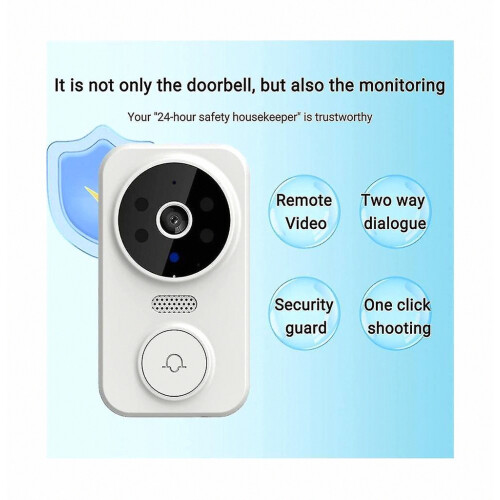 Smart Doorbell - Smart Wireless Remote Intelligent Visual Doorbell,home Hd Night Vision 1