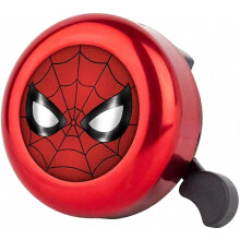 Spider-Man aluminium fietsbel voor jongens, kinderfietsbel voor peuters en kleuters, duurzaam fietsaccessoire voor peuters en kleine jongens
