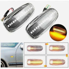 Intermitente lateral LED dinámico secuencial para Mercedes BENZ W202 W210 W208 R170 Vito W638