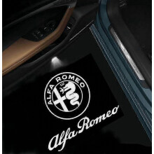2 stuks autodeurverlichting voor Alfa Romeo Giulia Stelvio, welkomstverlichting voor autodeuren, projectielamp voor autodeurverlichting.