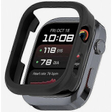 Boîtier de montre en polycarbonate compatible avec Huawei Watch D2, demi-protection ajourée.