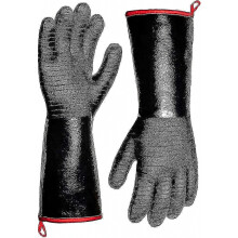 932F Extrem hitzebeständige Handschuhe für Grill, BBQ, wasserdichte Langarm-Ofenhandschuhe für Smoker, Fritteuse und Kochen über offenem Feuer